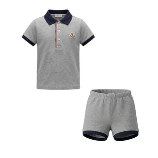 Moncler Completo Con Polo E Bermuda Per Neonato 519518800505