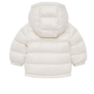 Moncler Giubbino Mesles Avorio Con Cappuccio L29511A00031-034 Per Neonato