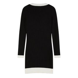 Patrizia Pepe Abito Bicolore 7A0571/K9G3 In Maglia