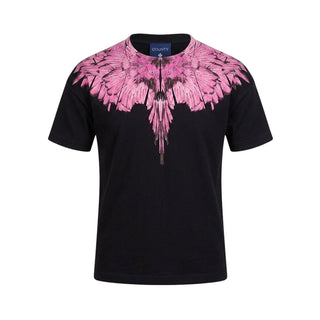 Marcelo Burlon T-shirt Nera Con Stampa Per Bambina S6CMJGTH100-110