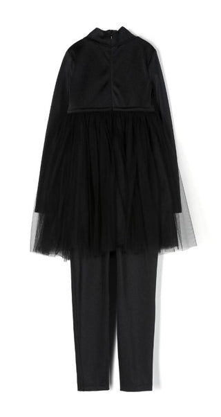 Elisabetta Franchi Tuta intera con dettaglio logo EFTP002