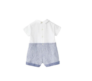 The Owl Romper with fake suspenders to248l1012 back buttons
