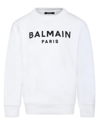 Balmain Rundhals-Sweatshirt BT4Q80