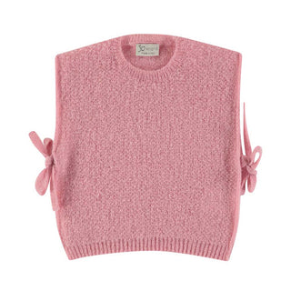 J.o Milano Gilet mohair da bambina 563M2J