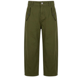 Givenchy Pantaloni Verdi In Twill H31402/653 Per Bambino