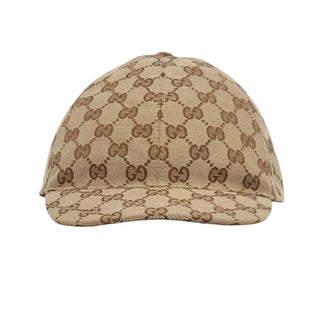 Gucci Cappello Beige In Tessuto 481774-3HC65 Original GG Per Bambini