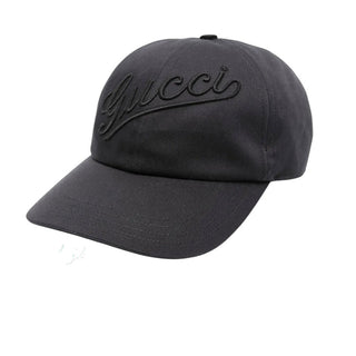 Gucci Cappello Nero Con Visiera E Logo Ricamato 792782/4HBBB