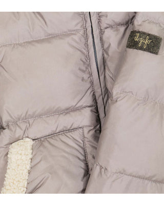 Il Gufo Giubbino trapuntato con dettagli in eco shearling A23GM383N0068