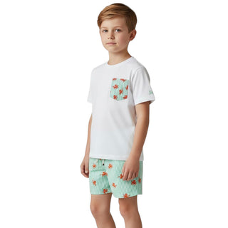 Mc2 Saint Barth T-shirt Kea Con Polipi KEA0001/02083L Per Bambino
