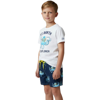 Mc2 Saint Barth T-shirt Denver Jr Con Polipo DNV0001/02002L Per Bambino