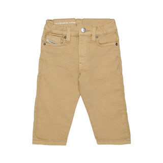 Diesel Pantaloni Beige In Cotone K00312-KXBR6-K708 Per Neonato