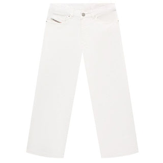 Diesel Jeans gamba dritta bianchi con Oval D J01275-KXBKU
