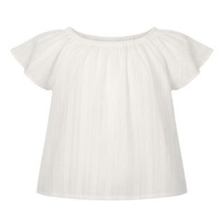 J.o Milano Camicia Bianca In Cotone Per Bambina 676M4J