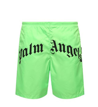 Palm Angels Nylon swimsuit with printed logo PMFA005C99FAB0013