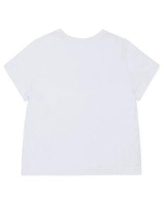 Diesel T-shirt in jersey con logo Oval D in paillettes J02371-KYAUN