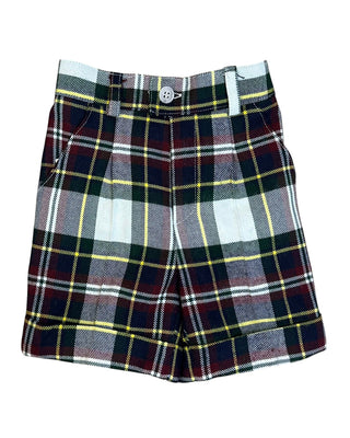 Paio Crippa Bermuda in fantasia tartan NS001 – La Cicogna
