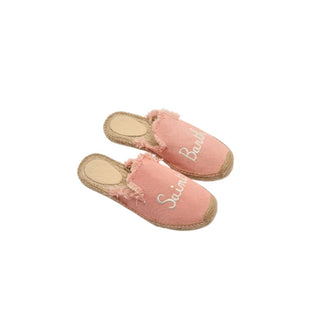 Mc2 Saint Barth Ciabatte in tela con logo ISLA 2110