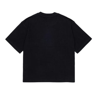 Diesel T-shirt Nera In Jersey J03010-KYA2A-K900 Per Bambina