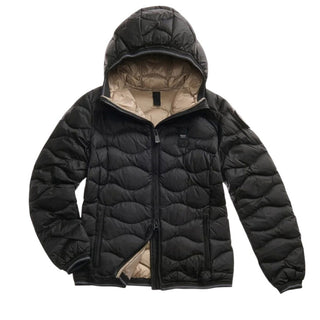 Blauer Giubbino trapuntato a onde Camelia da donna 25WBLDC03095