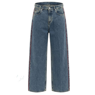Nine:inthe:morning Jeans Carrot Fit In Denim Blu Per Bambini 9JS26-ICA21