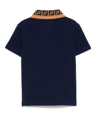 Fendi Polo-T-Shirt BMI257-AVP mit Logo-Kragen