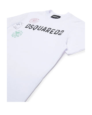 Dsquared2 T-Shirt Con Logo DQ2753 D0015 In Cotone