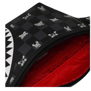 SPRAYGROUND Marsupio GRAY PEEKING CHARACTER CHECK SAVVY 910B8912NSZ
