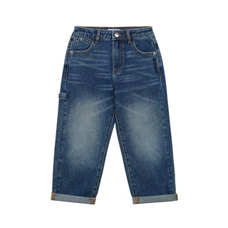 Iceberg Jeans in denim blu scuro con logo PTICE6301B