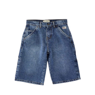 Roy Roger's Bermuda Cargo in denim blu da bambino RG197