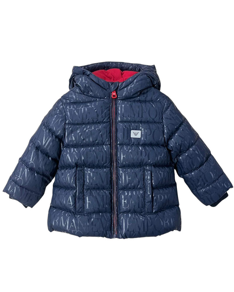 Armani gepolsterte Kapuzenjacke 6ZHB02 für Neugeborene