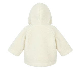 Zhoe & Tobiah Giacca Teddy avorio con cappuccio BB4