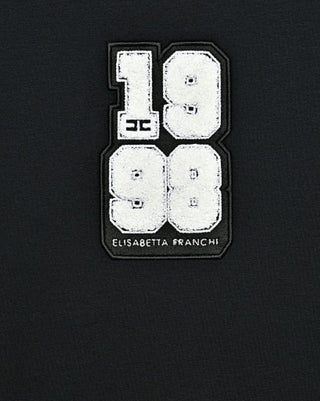 Elisabetta Franchi T-shirt Girocollo EFTS215.0 Con Applicazione