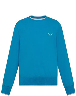 Sun68 Felpa Con Logo F35312 In Cotone