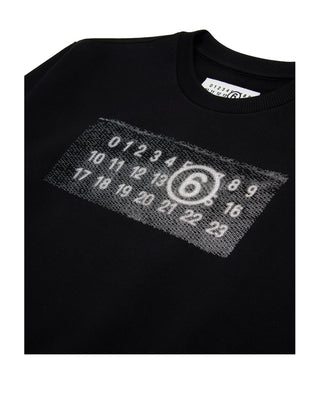 Maison Margiela Felpa Girocollo M60796-MM02X Con Logo Frontale