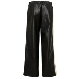 Palm Angels Pantaloni Neri In Ecopelle F6PAJBPA165/110 Per Bambini
