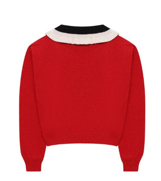 Simonetta Ruffled Sweater 1N9510