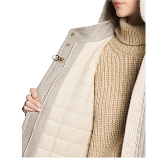 Fay Parka In Tessuto Di Lana E Cashmere NAW155113220 Per Donna