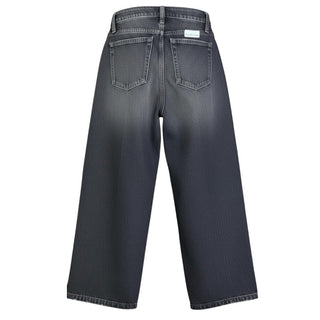 Nine:inthe:morning Jeans gamba larga in denim nero 9JF25-JGE07