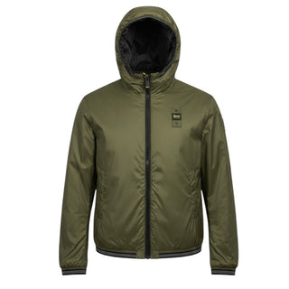 Blauer Giubbino Antivento Reversibile In Nylon 25SBLKC06443