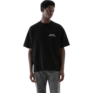 I'm Brian T-shirt Nera Oversize Con Stampa TS3934 Per Uomo