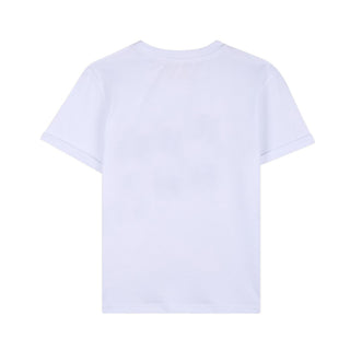 Givenchy T-shirt Bianca Con Logo Per Bambini H31109/10P