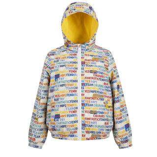 Fendi Giubbino Antivento Con Cappuccio Da Bambino JMA095-A210