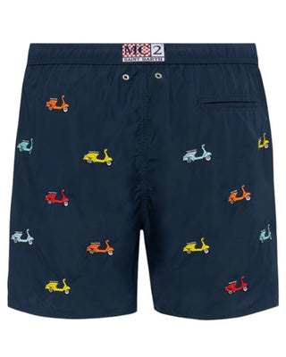 Mc2 Saint Barth Costume Riding Vespa JEA0014 00196H In Poliestere Riciclato