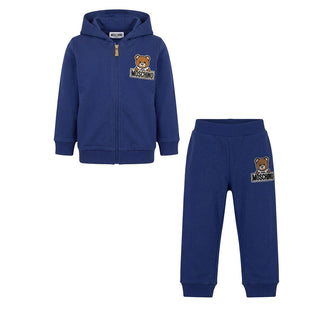 Moschino Tuta Sportiva In Cotone MNK00G Per Neonato