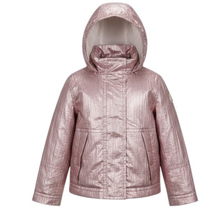 Moncler Giubbino A Vento Klarise Rosa In Nylon Laminato 1A73710
