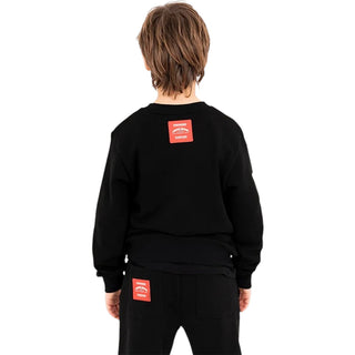 SPRAYGROUND Felpa Girocollo Nera SPY1566GBLK Per Bambini