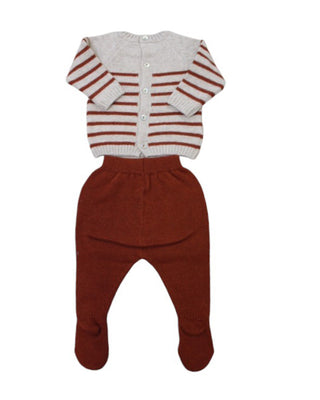 Doctor Kids Two Piece Romper dk16211 Striped