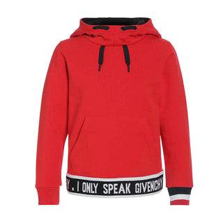 Givenchy Felpa Con Cappuccio In Cotone Per Bambino H25073