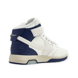 Off-White Sneakers Mid Lea OMIA259F23LEA005 With Velcro Closure