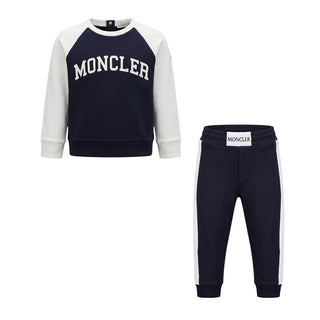 Moncler Tuta In Felpa Per Neonato I29518M00010